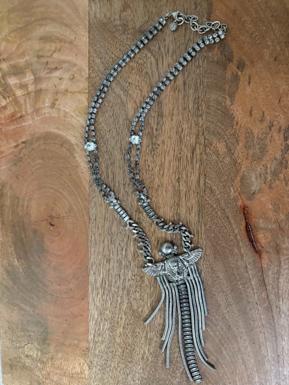 DYLANLEX Easton Necklace 2019 Swarovski Crystal Statement Collar Rare Archive